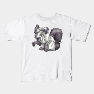 CerPURRus: Lilac Lynx Point Kids T-Shirt